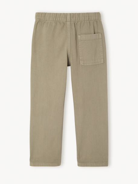 Easy-to-put-on fluid trousers for boys beige+medium blue+night blue+sage green+terracotta - vertbaudet enfant 
