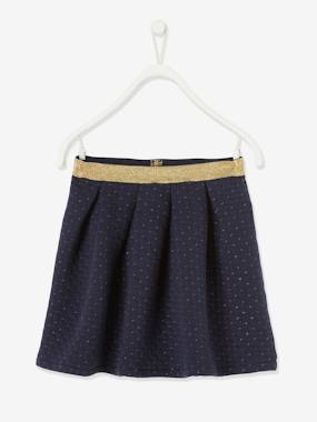 -Wide Skirt with Iridescent Details, for Girls