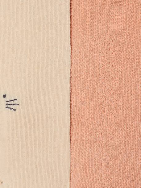 Pack of 2 tights ecru - vertbaudet enfant 