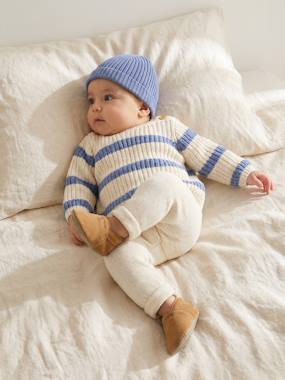 3-piece knitwear set for newborn boys - vertbaudet enfant -3-piece knitwear set for newborn boys