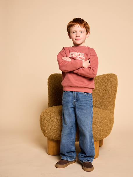 Sweatshirt for kids terracotta - vertbaudet enfant 