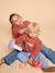 Long-sleeved baby Sweatshirt terracotta - vertbaudet enfant 