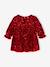 Long-sleeved dress for baby girls red - vertbaudet enfant 