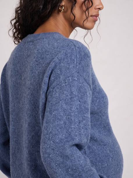 Pull de grossesse maille blue - vertbaudet enfant 