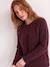 Maternity and nursing jumper bordeaux red+khaki - vertbaudet enfant 