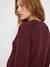 Maternity and nursing jumper bordeaux red+khaki - vertbaudet enfant 