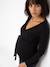 Long-sleeved maternity and nursing T-shirt black - vertbaudet enfant 
