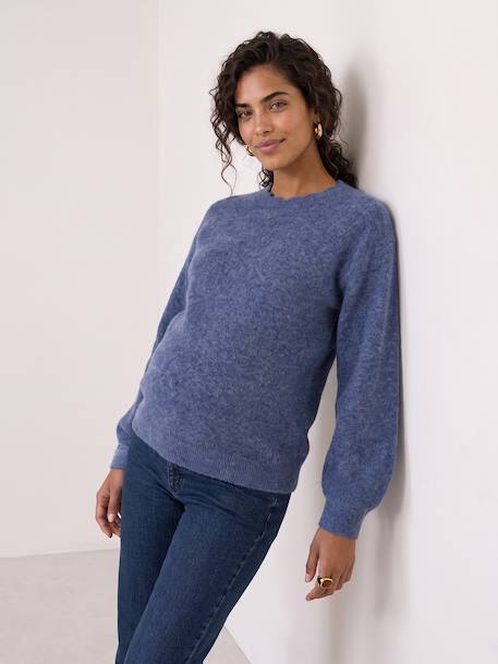 Pull de grossesse maille blue - vertbaudet enfant 