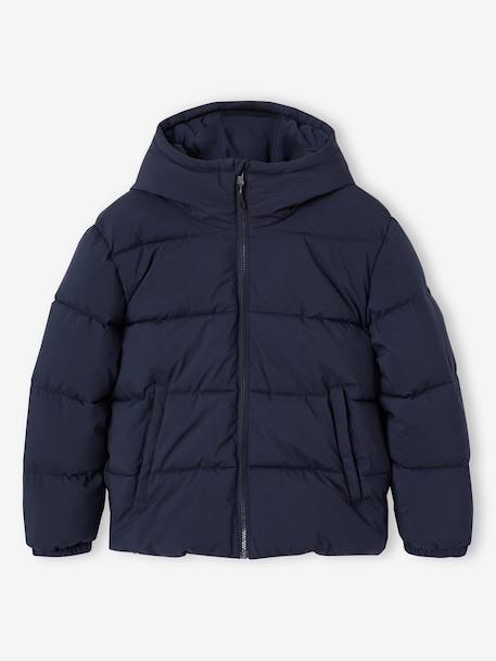 Lightweight Puffer Jacket, JONEN anthracite+slate grey - vertbaudet enfant 