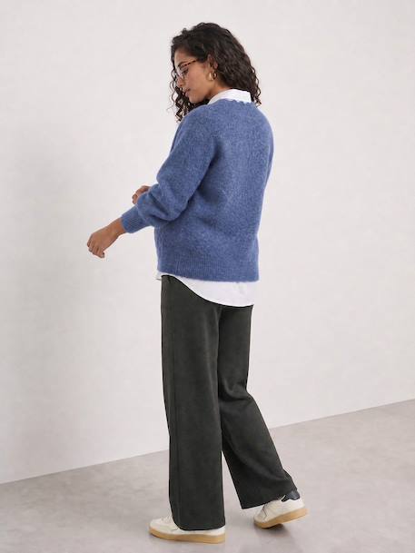 Maternity knit trousers grey - vertbaudet enfant 
