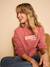 Sweat femme col rond Capsule famille terracotta - vertbaudet enfant 