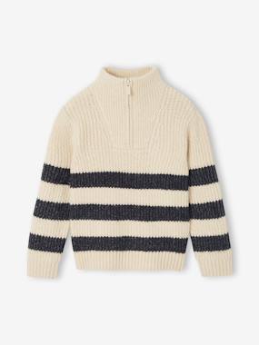 Pull col montant garçon - vertbaudet enfant Garçon-Pull col montant garçon