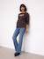 Wide Leg Jeans for Maternity 6439+brut denim+stone - vertbaudet enfant 