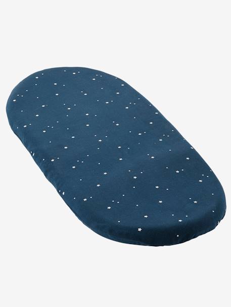 Carrycot Liner Dark Blue/Print+ecru - vertbaudet enfant 