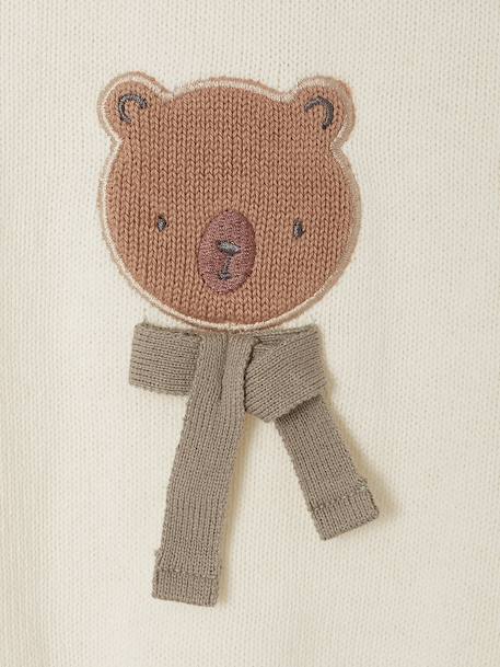 Pull bébé naissance tricot écru - vertbaudet enfant 