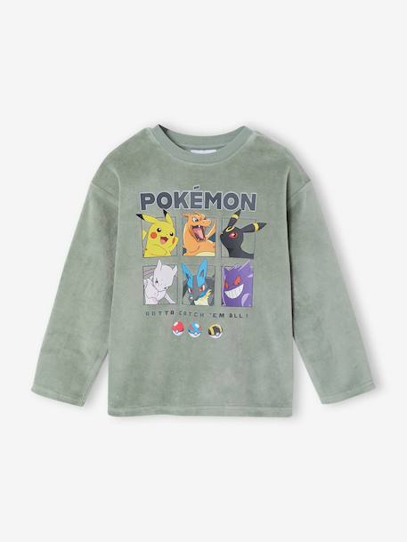 Pokémon velour pyjamas for boys sage green - vertbaudet enfant 