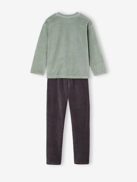 Pyjama en velours Pokemon garçon vert sauge - vertbaudet enfant 