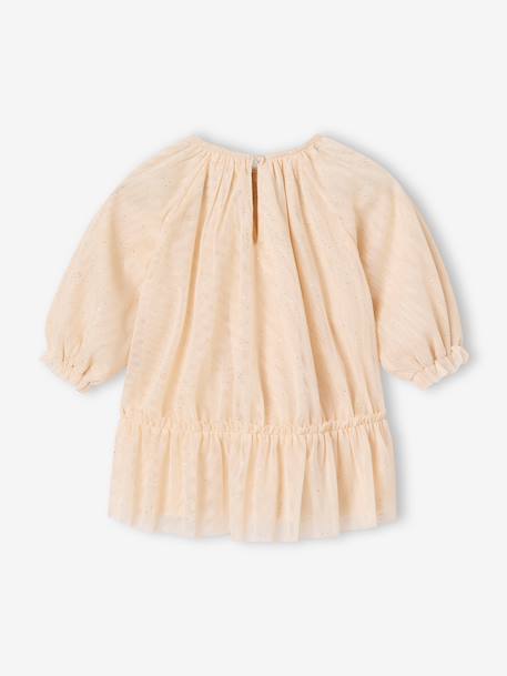 Tulle dress for baby girls gold - vertbaudet enfant 