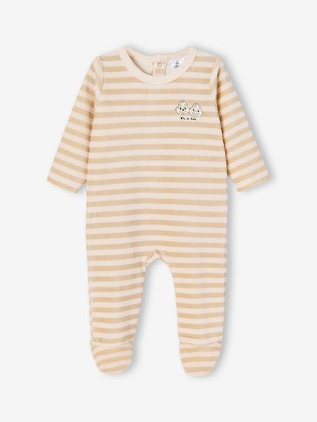 Lot de 2 pyjamas bébé Disney Tic et Tac beige - vertbaudet enfant 