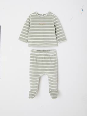 Pack of 2 newborn long-sleeved pyjamas - vertbaudet enfant -Pack of 2 newborn long-sleeved pyjamas