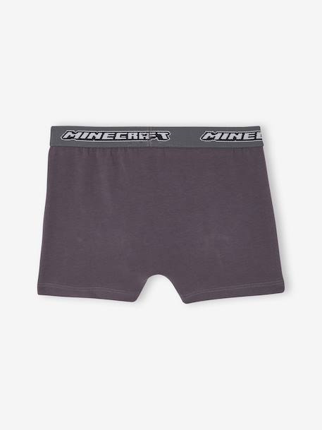 Lot de 5 boxers Minecraft garçon anthracite - vertbaudet enfant 