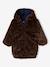 Reversible parka for girls khaki+navy blue - vertbaudet enfant 