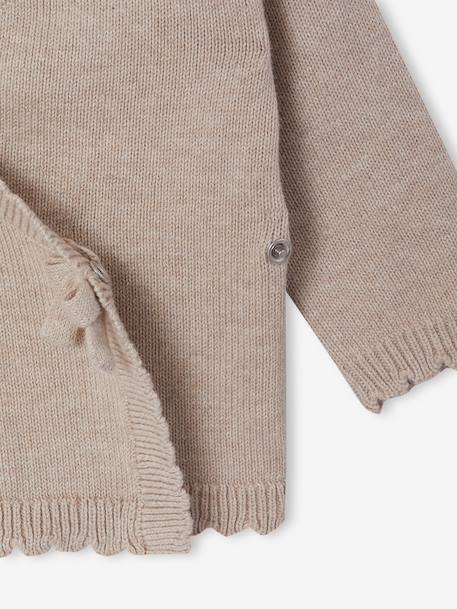 Ensemble 3 pièces naissance bébé tricot marl beige - vertbaudet enfant 