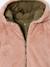 Reversible parka for girls khaki+navy blue - vertbaudet enfant 