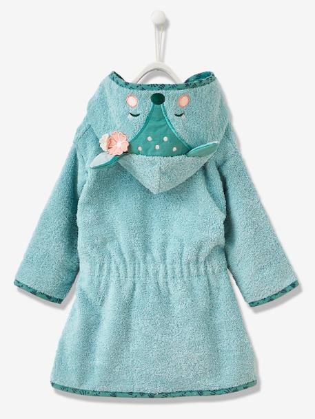 Deer Bathrobe for Baby Green - vertbaudet enfant 