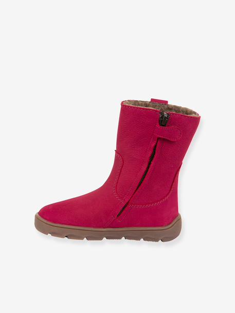 Barefoot boots for girls BAREFOOT ZERU TEX FRODDO blush+fuchsia - vertbaudet enfant 