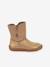 Barefoot TEX SUEDE FRODDO children's boots black+bordeaux red+gold+grey - vertbaudet enfant 