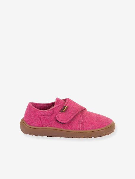 Chaussons barefoot enfants BAREFOOT WOOLY Froddo beige+bleu jean+bleu nuit+fuchsia+gris chiné - vertbaudet enfant 