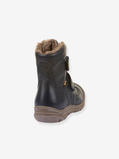 Boots garçon LINZ WOOL TEX HIGH Froddo bleu+bleu nuit+blush - vertbaudet enfant 