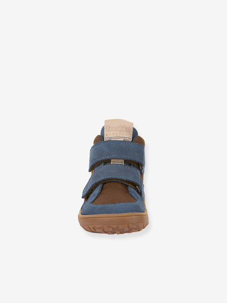 Bottes pieds nus enfants BAREFOOT TEX WOOL Froddo bleu+gris ardoise - vertbaudet enfant 