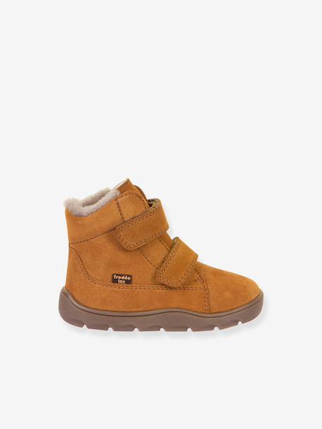 ZERU TEX FURRY BAREFOOT FRODDO children's barefoot boots caramel - vertbaudet enfant 