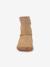 Barefoot TEX SUEDE FRODDO children's boots black+bordeaux red+gold+grey - vertbaudet enfant 