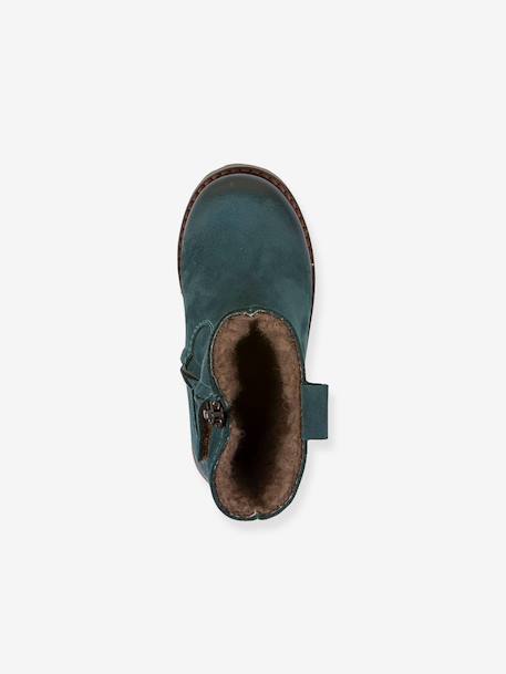 Girls' MAXINE TEX FRODDO boots black+night blue+petrol blue - vertbaudet enfant 