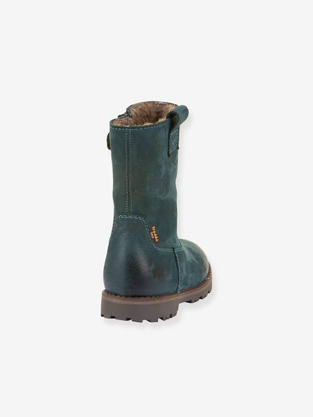 Bottes fille MAXINE TEX Froddo bleu nuit+bleu pétrole+noir - vertbaudet enfant 