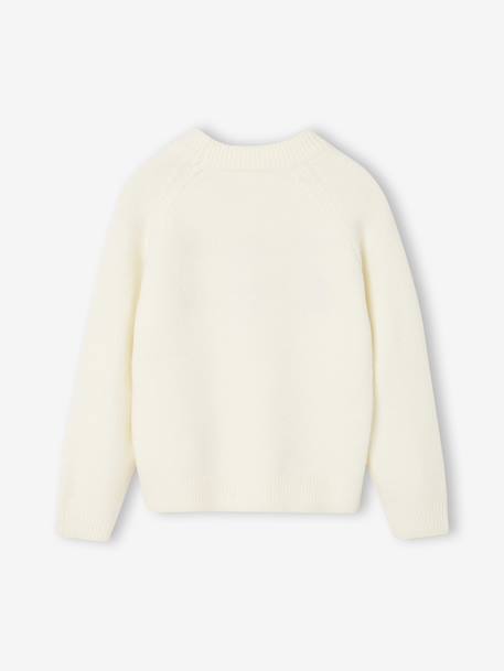 Pull de Noël fille manches longues écru - vertbaudet enfant 