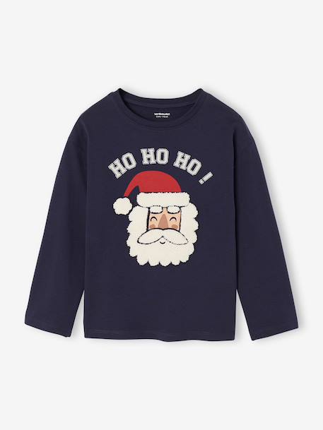 T-shirt manches longues garçon marine - vertbaudet enfant 
