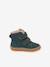Boots fille MINNI SUEDE Froddo bleu pétrole+fuchsia+vieux rose - vertbaudet enfant 
