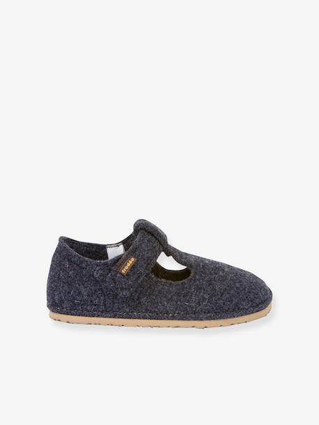 FLEXY WOOLY BAREFOOT FRODDO barefoot slippers for children marl grey+marl pink+night blue - vertbaudet enfant 