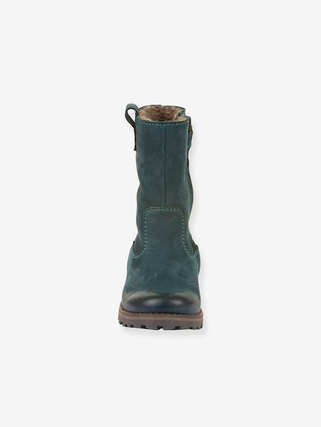 Bottes fille MAXINE TEX Froddo bleu nuit+bleu pétrole+noir - vertbaudet enfant 