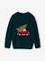 Pull noël manches longues garçon vert foncé - vertbaudet enfant 