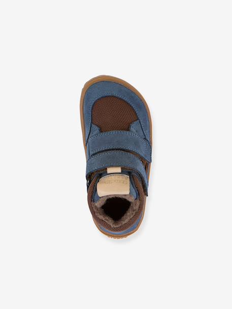 Bottes pieds nus enfants BAREFOOT TEX WOOL Froddo bleu+gris ardoise - vertbaudet enfant 