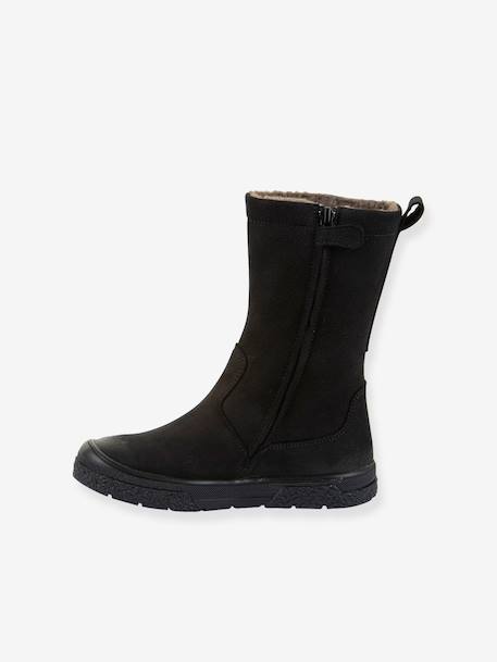 Filles Bottes PULSE TEX STAR BOOTS WOOL Froddo bordeaux+noir - vertbaudet enfant 