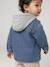 Hooded Denim Shirt for Babies stone - vertbaudet enfant 