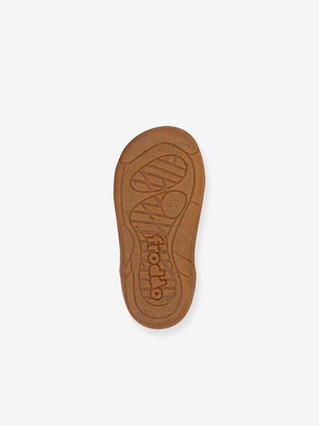 Children's MINNI SUEDE LACES FRODDO boots caramel+old rose - vertbaudet enfant 