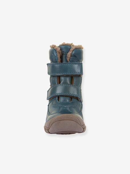 Boots garçon LINZ WOOL TEX HIGH Froddo bleu+bleu nuit+blush - vertbaudet enfant 