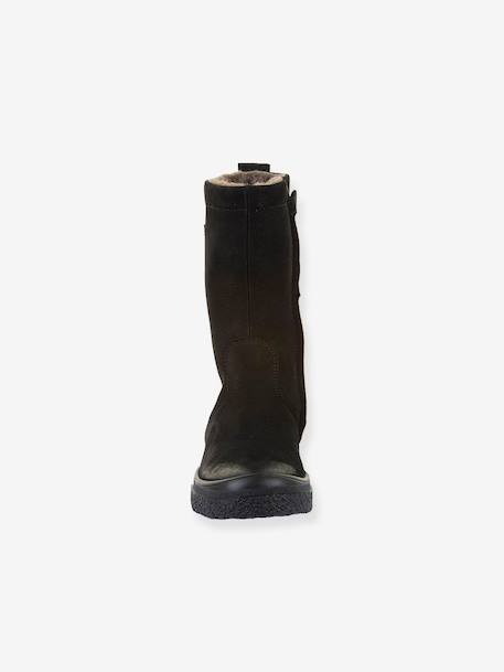 Filles Bottes PULSE TEX STAR BOOTS WOOL Froddo bordeaux+noir - vertbaudet enfant 